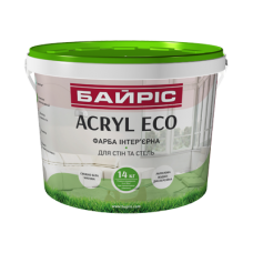 Байрис Acryl Eco - Краска интерьерная для стен и потолков 1,4 кг
